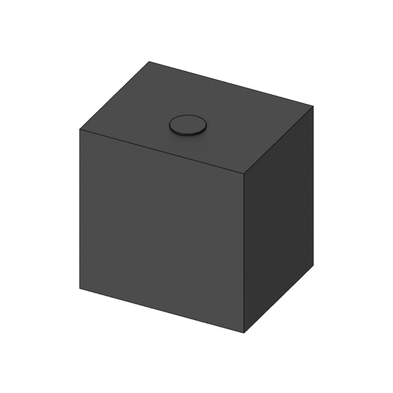 CVPEZ Square Divert Handle Matt Black