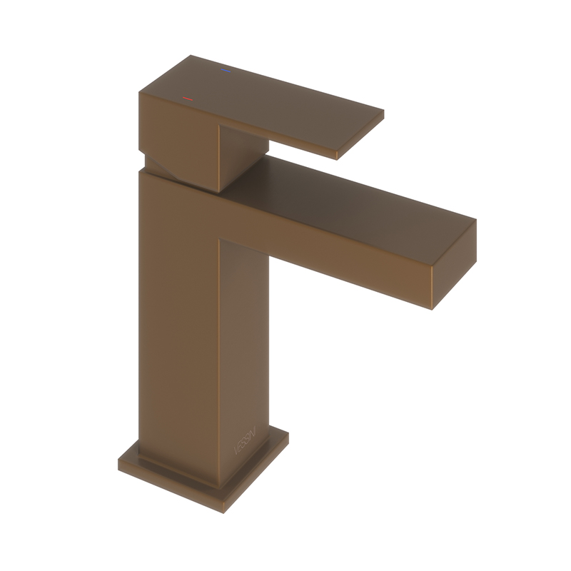 E05 Mono Basin Mixer Brushed Bronze