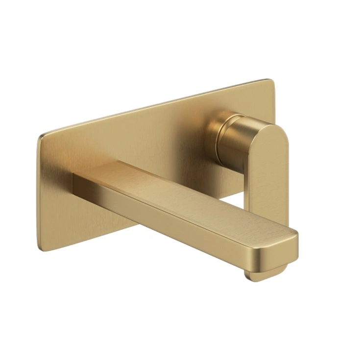 [1062-8200-1602] Edge Wall-Mounted Basin Mixer Brushed Brass