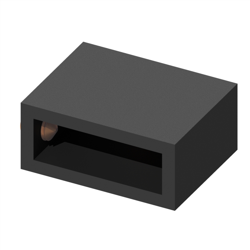 [3250-2000-0004] Pull Rod Head 30 x 10mm 0Deg Black