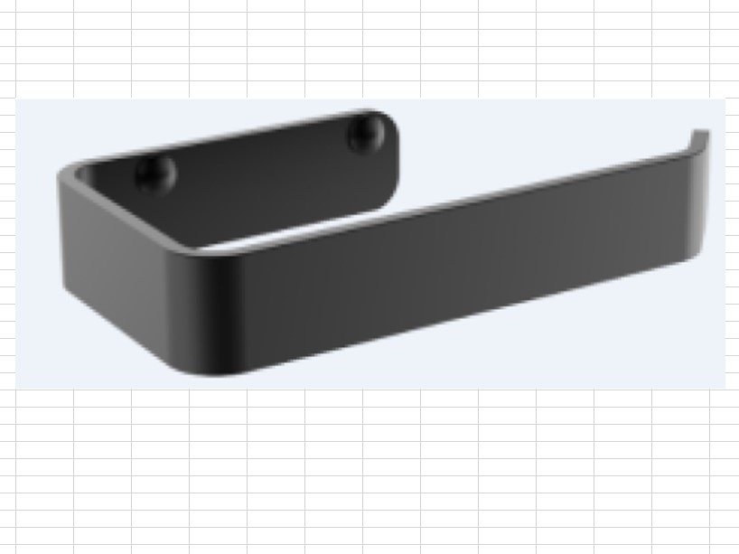[8018-2000-2602] AMB30 Towel Rail Single