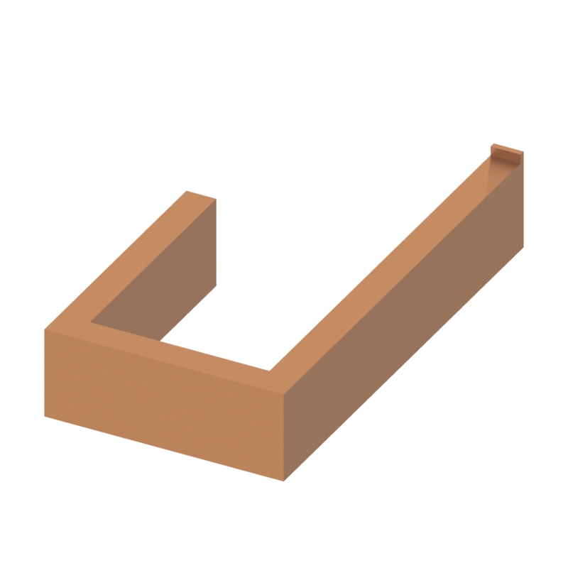 [8020-8200-2802] Pure Toilet Roll Holder – Brushed Brass