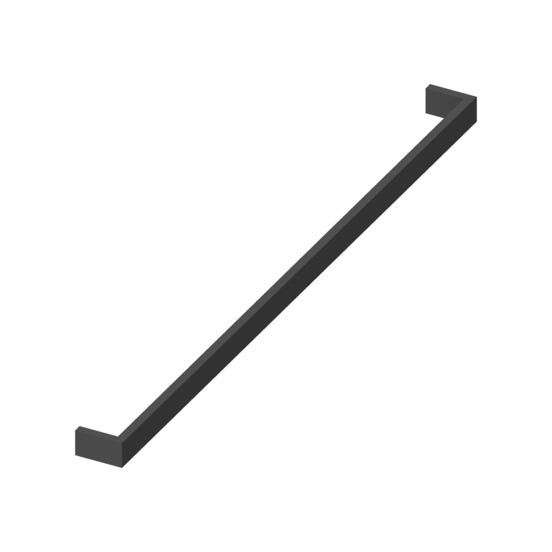 [8020-8600-2608] Pure Single Towel Bar 790mm – Matt Anthracite