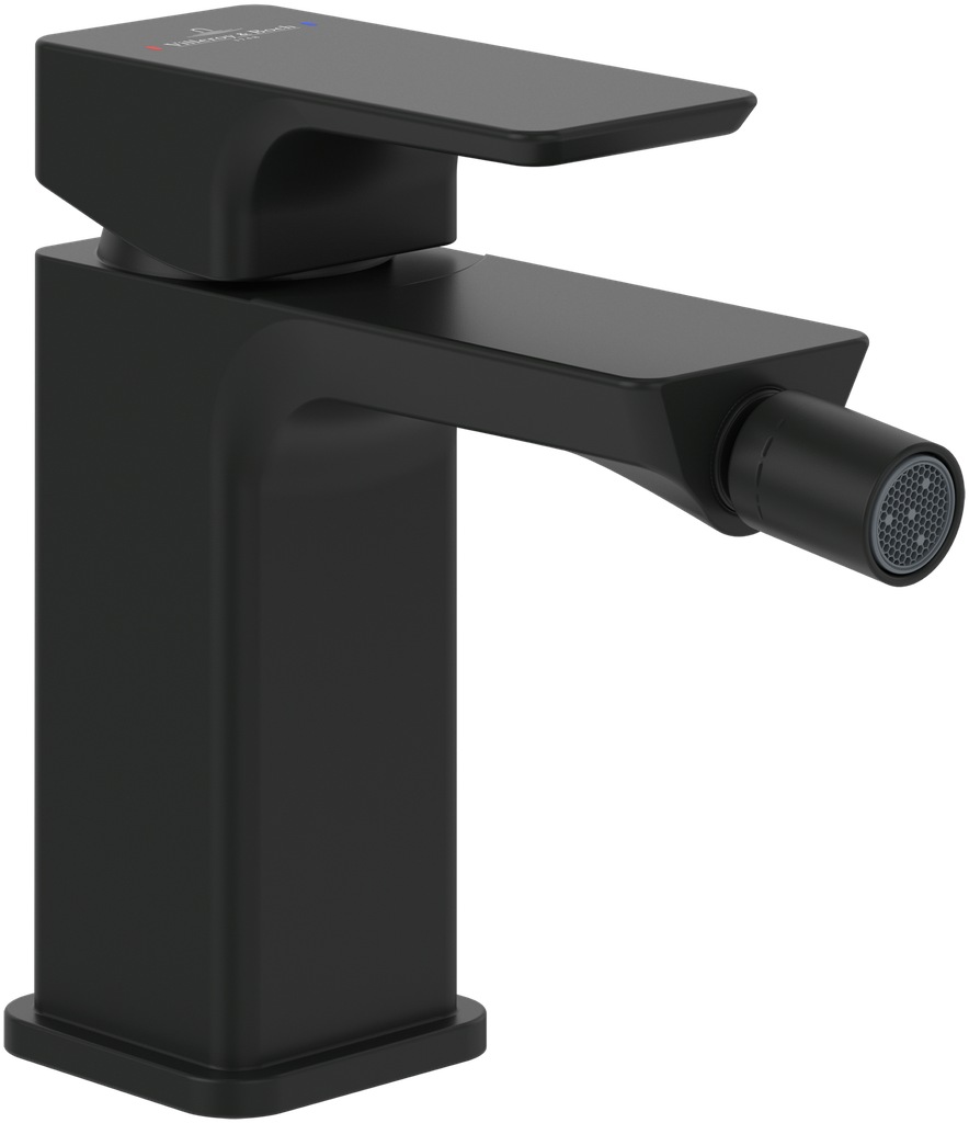 [TVB112001000K5] Villeroy & Boch Subway 3.0 Bidet Mixer – Matt Black