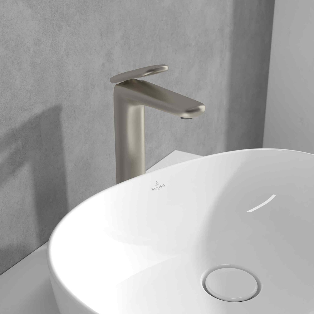 V&B Antao Tall Single-Lever Basin Mixer 50x250x184 mm Brushed Nickel Matt