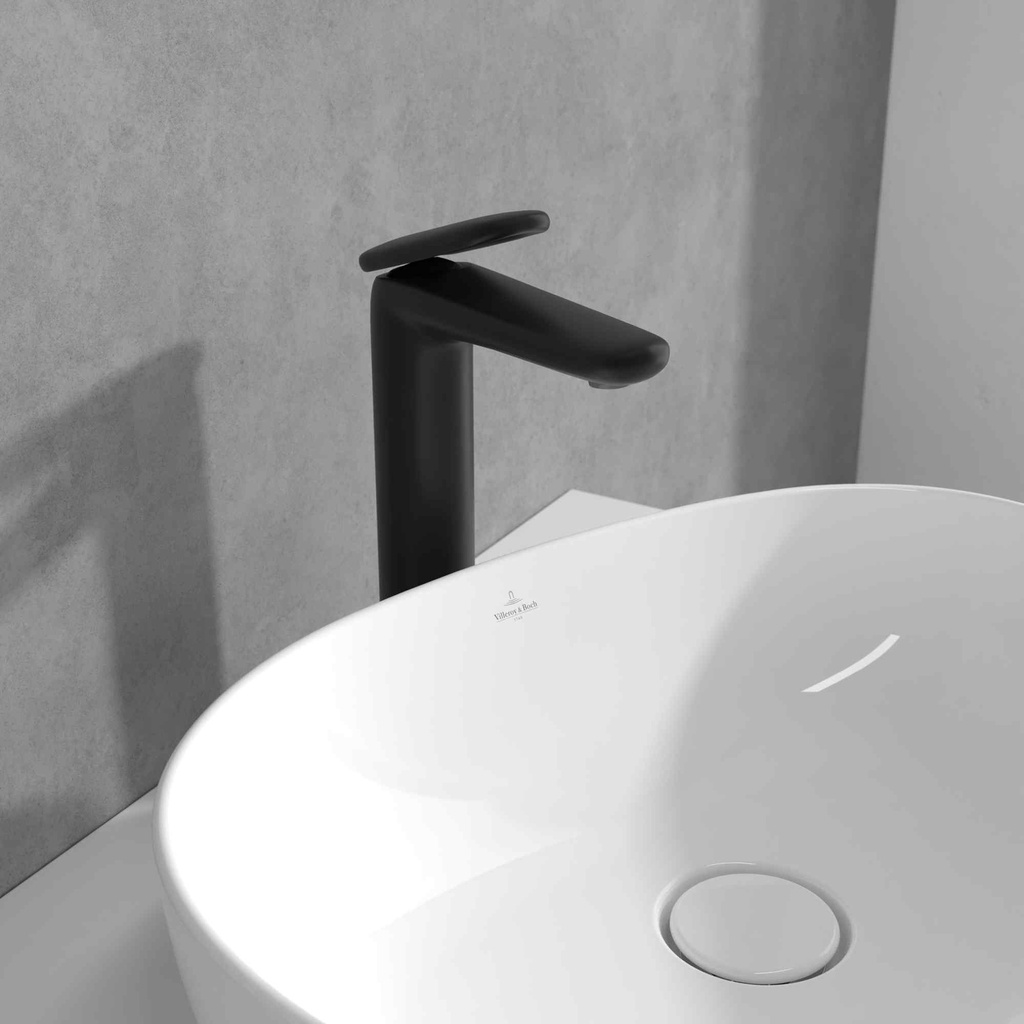 V&B Antao Tall Single-Lever Basin Mixer 50x250x184 mm Matt Black