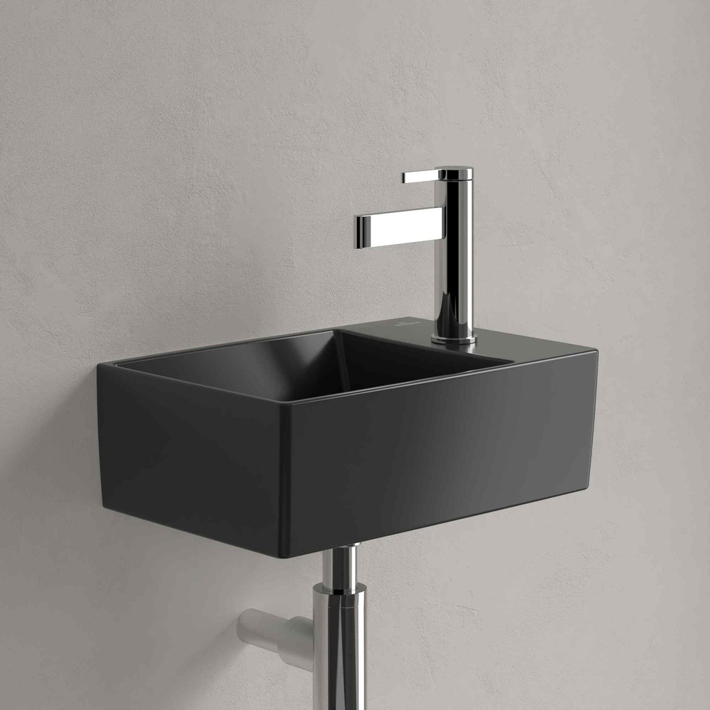 Villeroy & Boch Memento 2.0 Handwash Basin 400 x 260 mm – Ebony CeramicPlus
