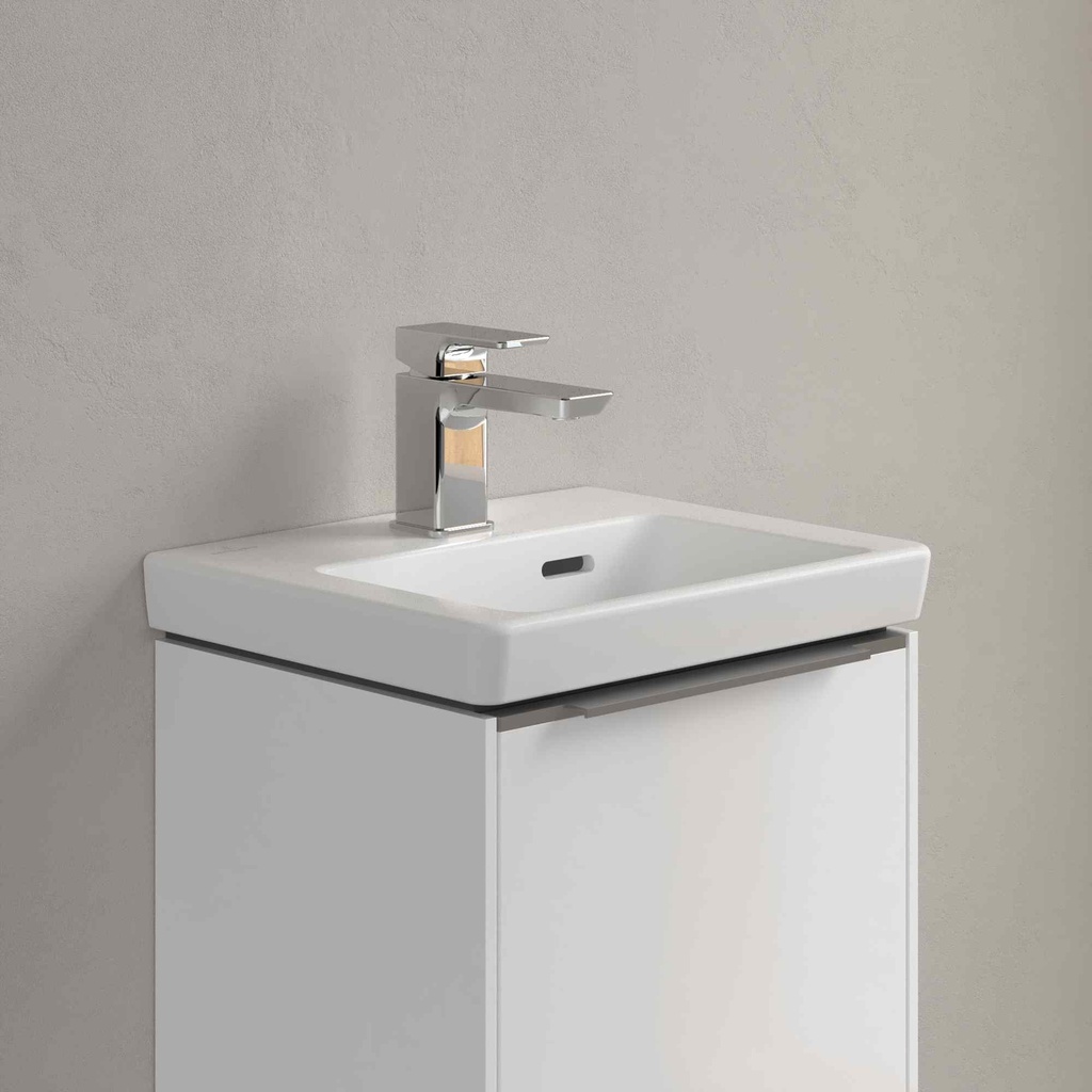 V&B Subway 3.0 Hand Washbasin 370x305mm; 1TH c/w O/F Stone White