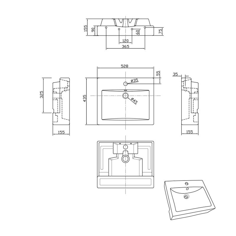Ben de Lisi Hands & Faces NV 55cm | Yorkshire Trade Warehouse